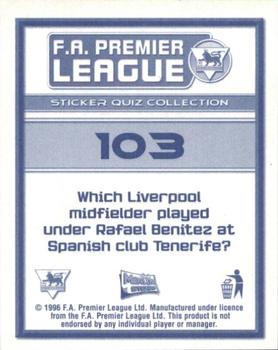 2005-06 Merlin FA Premier League Sticker Quiz Collection #103 Luis Garcia Back