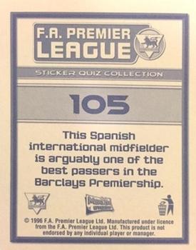 2005-06 Merlin FA Premier League Sticker Quiz Collection #105 Xabi Alonso Back