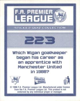2005-06 Merlin FA Premier League Sticker Quiz Collection #223 Mike Pollitt Back