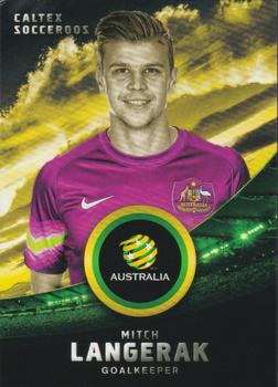 2016-17 Tap 'N' Play Football Australia #08 Mitch Langerak Front