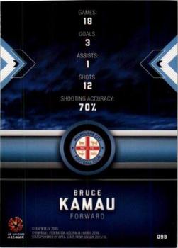 2016-17 Tap 'N' Play Football Australia #98 Bruce Kamau Back