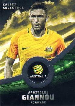 2016-17 Tap 'N' Play Football Australia - Silver Parallel #05 Apostolos Giannou Front