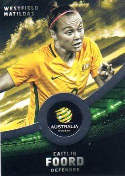 2016-17 Tap 'N' Play Football Australia - Silver Parallel #30 Caitlin Foord Front