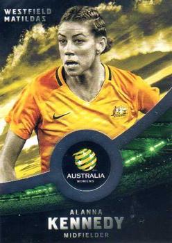 2016-17 Tap 'N' Play Football Australia - Silver Parallel #34 Alanna Kennedy Front
