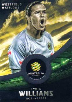 2016-17 Tap 'N' Play Football Australia - Silver Parallel #40 Lydia Williams Front