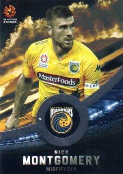 2016-17 Tap 'N' Play Football Australia - Silver Parallel #82 Nick Montgomery Front