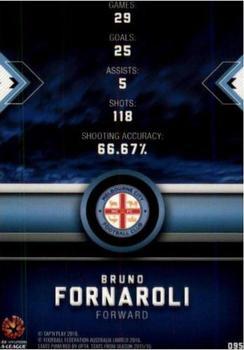 2016-17 Tap 'N' Play Football Australia - Silver Parallel #95 Bruno Fornaroli Back