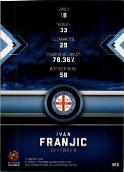 2016-17 Tap 'N' Play Football Australia - Silver Parallel #96 Ivan Franjic Back