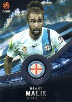 2016-17 Tap 'N' Play Football Australia - Silver Parallel #100 Osama Malik Front