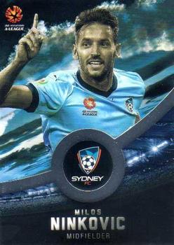 2016-17 Tap 'N' Play Football Australia - Silver Parallel #164 Milos Ninkovic Front