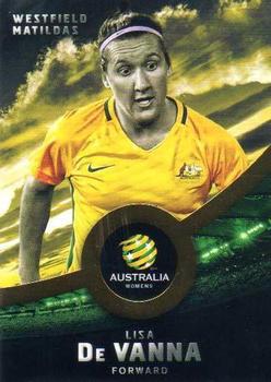 2016-17 Tap 'N' Play Football Australia - Gold Parallel #29 Lisa De Vanna Front