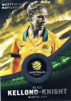 2016-17 Tap 'N' Play Football Australia - Gold Parallel #33 Elise Kellond-Knight Front