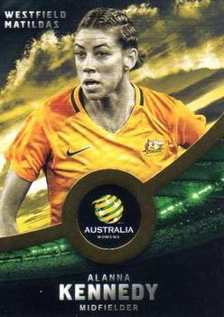 2016-17 Tap 'N' Play Football Australia - Gold Parallel #34 Alanna Kennedy Front