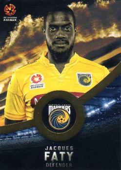 2016-17 Tap 'N' Play Football Australia - Gold Parallel #78 Jacques Faty Front