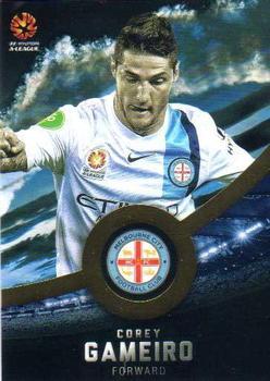 2016-17 Tap 'N' Play Football Australia - Gold Parallel #97 Corey Gameiro Front