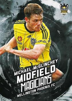 2016-17 Tap 'N' Play Football Australia - Midfield Magicians #MM-11 Michael McGlinchey Front