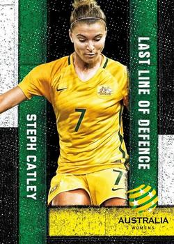 2016-17 Tap 'N' Play Football Australia - Last Line of Defence #LL-02 Steph Catley Front