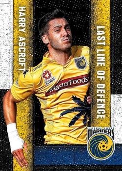 2016-17 Tap 'N' Play Football Australia - Last Line of Defence #LL-05 Harry Ascroft Front
