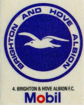 1983 Mobil Football Club Badges #4. Brighton & Hove Albion Badge Front