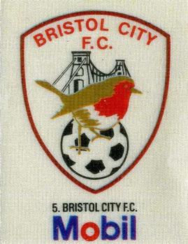 1983 Mobil Football Club Badges #5. Bristol City Badge Front