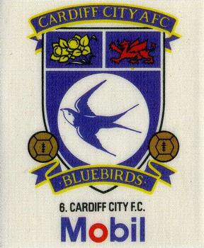 1983 Mobil Football Club Badges #6. Cardiff City Badge Front