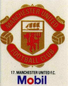 1983 Mobil Football Club Badges #17. Manchester United Badge Front