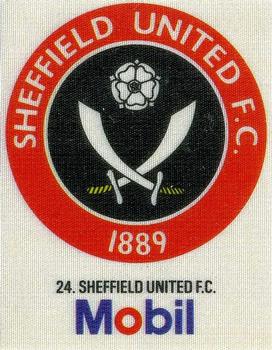 1983 Mobil Football Club Badges #24. Sheffield United Badge Front