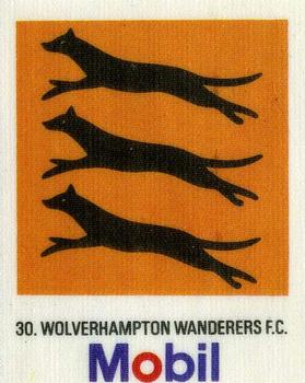 1983 Mobil Football Club Badges #30. Wolverhampton Wanderers Badge Front