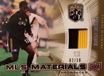2012 Upper Deck MLS - MLS Materials Throwbacks Premium Series #TB-EB Edson Buddle Front