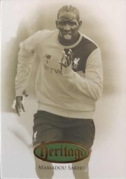 2016 Futera Unique Liverpool Premier - Heritage #HT12 Mamadou Sakho Front