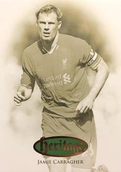 2016 Futera Unique Liverpool Premier - Heritage #HT33 Jamie Carragher Front