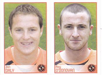 2009 Panini Scottish Premier League Stickers #104 / 106 Jon Daly / Roy O'Donovan Front