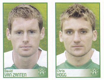 2009 Panini Scottish Premier League Stickers #272 / 274 David Van Zanten /Chris Hogg Front