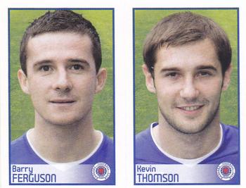 2009 Panini Scottish Premier League Stickers #444 / 446 Barry Ferguson / Kevin Thomson Front