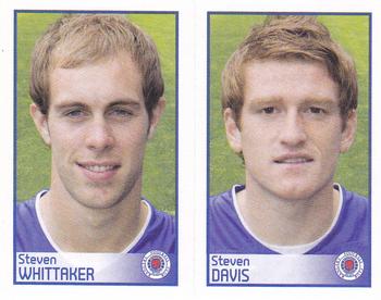 2009 Panini Scottish Premier League Stickers #464 / 466 Steven Whittaker / Steven Davis Front