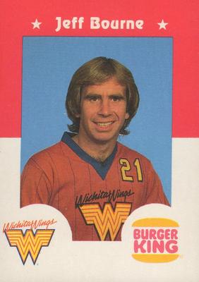 1982-83 Burger King Wichita Wings #NNO Jeff Bourne Front
