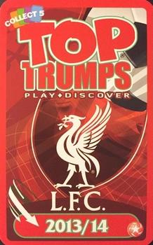 2013-14 Top Trumps Liverpool #NNO Title Card Front
