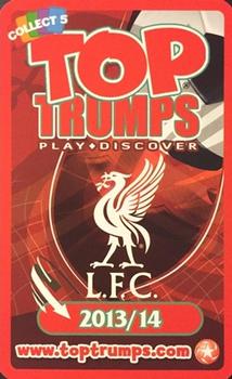 2013-14 Top Trumps Liverpool #NNO Brad Jones Back