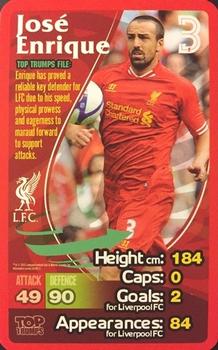 2013-14 Top Trumps Liverpool #NNO Jose Enrique Front