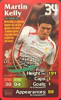 2013-14 Top Trumps Liverpool #NNO Martin Kelly Front