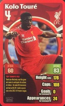 2014-15 Top Trumps Liverpool #NNO Kolo Toure Front