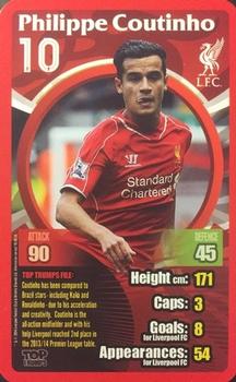 2014-15 Top Trumps Liverpool #NNO Philippe Coutinho Front