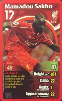 2014-15 Top Trumps Liverpool #NNO Mamadou Sakho Front