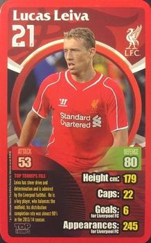 2014-15 Top Trumps Liverpool #NNO Lucas Leiva Front