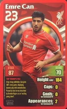 2014-15 Top Trumps Liverpool #NNO Emre Can Front