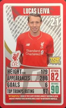 2015-16 Top Trumps Liverpool #NNO Lucas Leiva Front