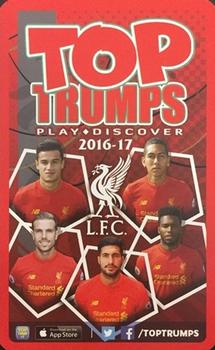 2016-17 Top Trumps Liverpool #NNO Cameron Brannagan Back