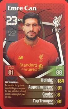 2016-17 Top Trumps Liverpool #NNO Emre Can Front
