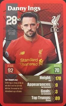 2016-17 Top Trumps Liverpool #NNO Danny Ings Front