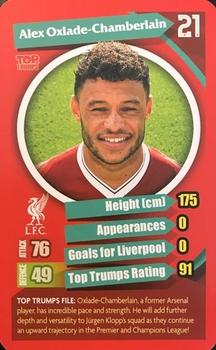 2017-18 Top Trumps Liverpool #NNO Alex Oxlade-Chamberlain Front
